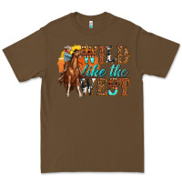 Cacao wild like west Premium Tee - texasbilliewilder