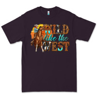 Plum wild like west Premium Tee - texasbilliewilder