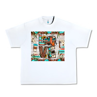 White love camp Urban Heavy Tee - JahusDesignShop