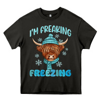 Asphalt i'm freaking freezing Heavy Core Tee - MaliasSmallBusiness