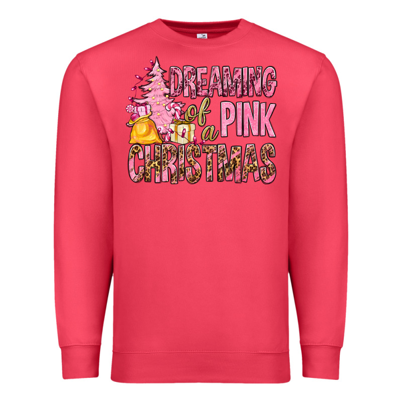 Dreaming Of A Pink Christmas Premium Sweatshirt by BundleAndBundleShop | Teevron