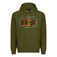 Army Green Leopard Pattern Babe Tried Premium Hoodie - Bettercallsaul