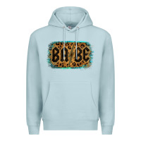 Blue Mist Leopard Pattern Babe Tried Premium Hoodie - Bettercallsaul