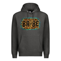 Charcoal Heather Leopard Pattern Babe Tried Premium Hoodie - Bettercallsaul