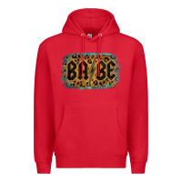 Red Leopard Pattern Babe Tried Premium Hoodie - Bettercallsaul