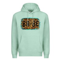Seafoam Leopard Pattern Babe Tried Premium Hoodie - Bettercallsaul