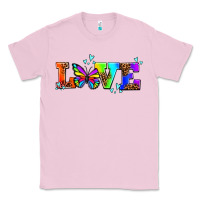 Bubblegum Pink pride love butterflies Classic Tee - AdoDesignShop
