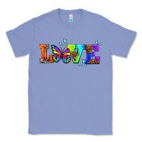 Colony Blue pride love butterflies Classic Tee - AdoDesignShop