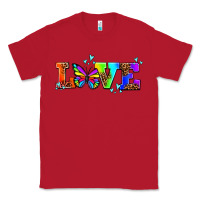 Red pride love butterflies Classic Tee - AdoDesignShop