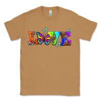 Toasted Coconut pride love butterflies Classic Tee - AdoDesignShop