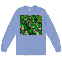 Colony Blue st patricks western brush strokes Long Sleeve Tee - Artiststas