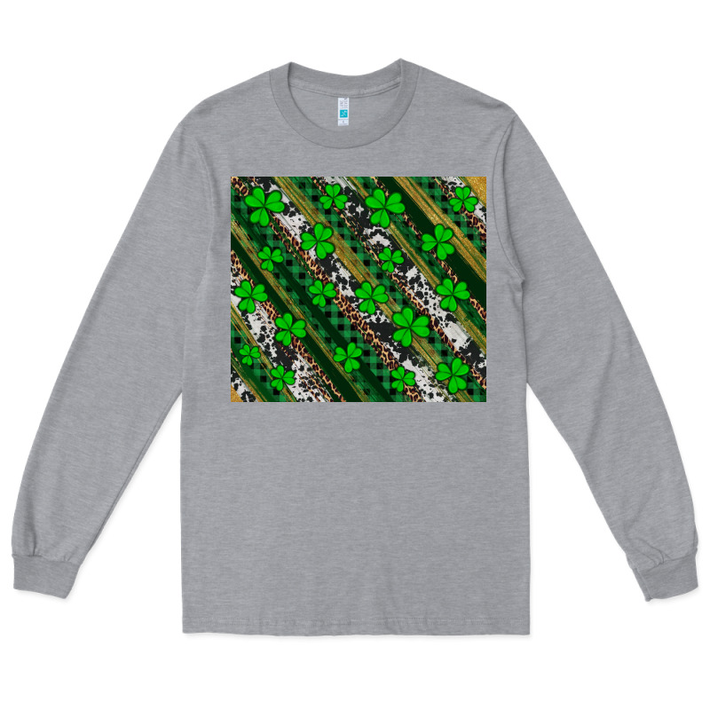 St Patricks Western Brush Strokes Long Sleeve Tee by Artiststas | Teevron