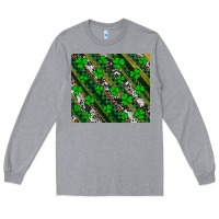 Heather Grey st patricks western brush strokes Long Sleeve Tee - Artiststas