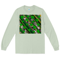 Matcha st patricks western brush strokes Long Sleeve Tee - Artiststas