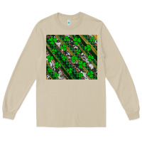 Mushroom st patricks western brush strokes Long Sleeve Tee - Artiststas