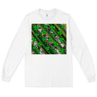 White st patricks western brush strokes Long Sleeve Tee - Artiststas