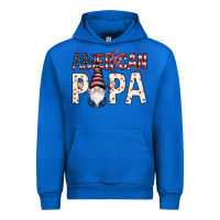 Cobalt American papa with gnome 4th of july Urban Hoodie - HowdyJamesFarm