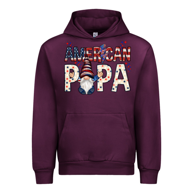 American Papa With Gnome 4th Of July Urban Hoodie by HowdyJamesFarm | Teevron