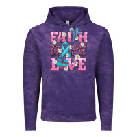 Cloud Purple faith hope love  cross and ribbon Vintage Hoodie - HRA Design Shop