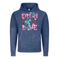 Faith Hope Love  Cross And Ribbon Vintage Hoodie | Teevron
