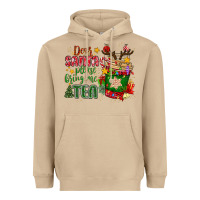 Mushroom deer santa please bring me tea Heavyweight Hoodie - MaliasSmallBusiness