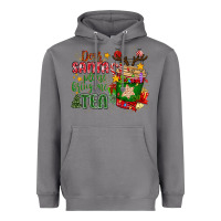 Storm deer santa please bring me tea Heavyweight Hoodie - MaliasSmallBusiness