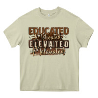 Mossy educated motivated elevated melanated Heavy Core Tee - MaliasSmallBusiness