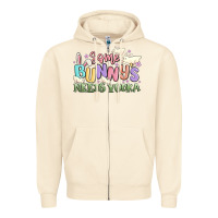 Sandshell some bunnys needs vodka Zipper Hoodie - MaliasSmallBusiness
