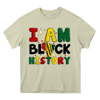 Mossy i am black history Heavy Core Tee - Artiststas