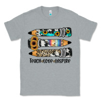 Heather Grey western pencils teach love inspire Classic Tee - JahusDesignShop