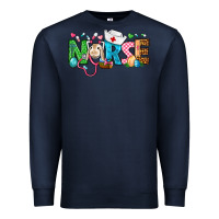 Navy Easter Nurse Premium Sweatshirt - BundleAndBundleShop