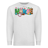 Oatmeal Heather Easter Nurse Premium Sweatshirt - BundleAndBundleShop