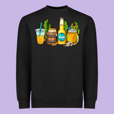 Beer Coffee Cups Heavyweight Sweatshirt Designed By Adodesignshop