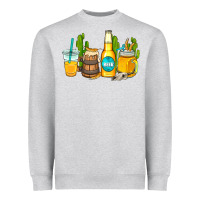 Heather Grey beer coffee cups Heavyweight Sweatshirt - AdoDesignShop