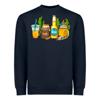 Navy beer coffee cups Heavyweight Sweatshirt - AdoDesignShop