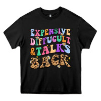 Black expensive diffucult and talks back Heavy Core Tee - MaliasSmallBusiness
