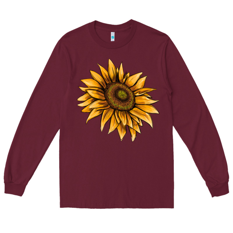 Sunflower Long Sleeve Tee by AdoDesignShop | Teevron