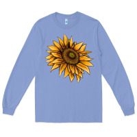 Colony Blue sunflower Long Sleeve Tee - AdoDesignShop