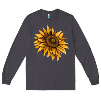 Smoke sunflower Long Sleeve Tee - AdoDesignShop