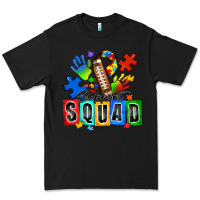 Black american football support squad autism Premium Tee - Zillion Design Studio