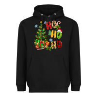 Black ho ho ho christmas Heavyweight Hoodie - MaliasSmallBusiness
