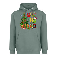 Sage ho ho ho christmas Heavyweight Hoodie - MaliasSmallBusiness