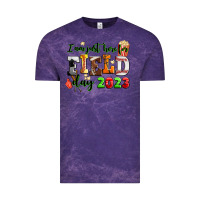 Cloud Purple i am just here for field day  2023 Vintage Tee - AdoDesignShop