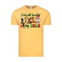 Vintage Mustard i am just here for field day  2023 Vintage Tee - AdoDesignShop