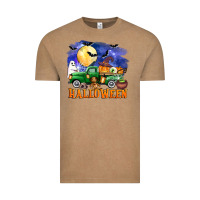 Vintage Coffee halloween truck Vintage Tee - AdoDesignShop