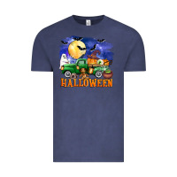 Vintage Denim halloween truck Vintage Tee - AdoDesignShop