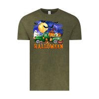 Vintage Olive halloween truck Vintage Tee - AdoDesignShop