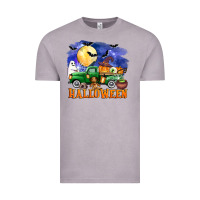 Vintage Zinc halloween truck Vintage Tee - AdoDesignShop