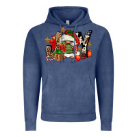 Vintage Denim joy gnomes Vintage Hoodie - FaDigitalArtStudio