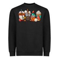 Black volleyball coffee cups Heavyweight Sweatshirt - AdoDesignShop